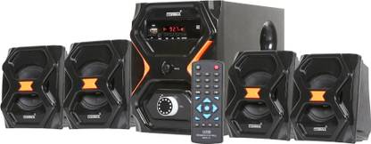 Cortina CHT-M-18 Mini DJ 10000W PMPO 4.1 Home Theater with inbuilt Bluetooth, FM & USB Player Bluetooth Home Theatre