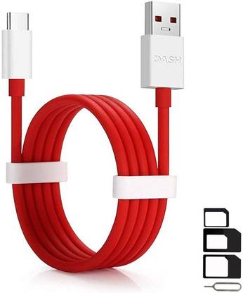 UrCart Cable Accessory Combo for Ulefone Armor 2, Ulefone T1, Ulefone T1 Premium Edition, Umi Max, Umi Plus, Umi Plus E, Umi Super, Umidigi S2, Umidigi S2 Pro, Umidigi Z1 Pro High Speed Type C Dash USB Charging Data Sync Cable 1 Meter With SIM Adapter