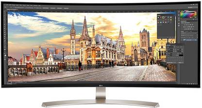 LG 96.52 cm (38 inch) Curved WQHD IPS Panel Monitor (38uc99)