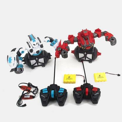Shrih Rotation Fighting Remote Control Robots - Set of 2