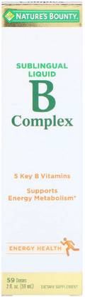 Nature's Bounty Nature's Bounty, B-Complex, Sublingual Liquid, 2 fl oz (59 ml)