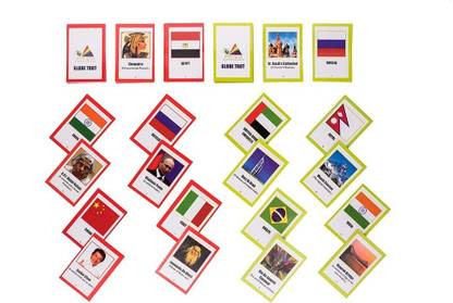 Smartcraft Globe Trot Snatch And Match World Facts Card Game (Multicolour)