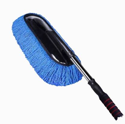 OAN Multipurpose Microfiber Cleaning Duster With Extendable Telescopic Wall Hanging Handle Wet and Dry Duster