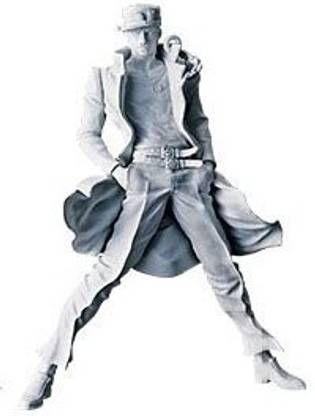 BANPRESTO Jojo's Bizarre Adventure Stardust Crusaders Jojo's Figure Gallery 6 Diamond Records Jotaro Kujo Action Figure Plaster color