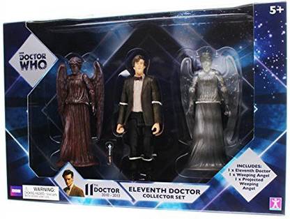 Doctor Who Doctor who 11th doctor and weeping angels collector figures set by BBC