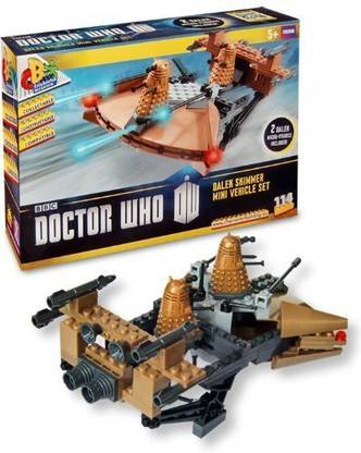 Doctor Who Character Building - Dalek Skimmer & 2 Micro Daleks (May Vary)