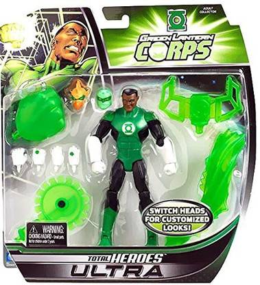 DC Comics DC Universe Total Heroes Ultra 6 Inch Action Figure Green Lantern Corps - John Stewart by