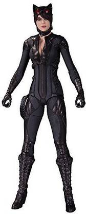 Dc Collectible Action Figure Batman Arkham Knight 6 Inches # 07 Catwoman Height Of About 17 Cm Plastic-Painted Action Figure