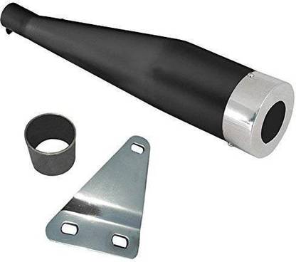 Dhe Best Cobra Front Chrome Glasswool/Filter Exhaust Silencer Royal Enfield Classic Chrome Royal Enfield Classic Chrome Full Exhaust System