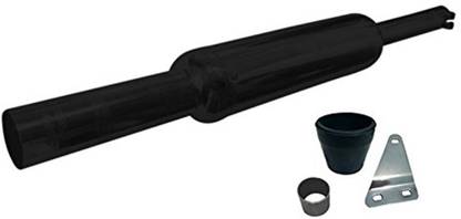 Dhe Best Short bottle Black Glasswool/Filter Exhaust Silencer Royal Enfield Classic 350 Royal Enfield Classic 350 Full Exhaust System