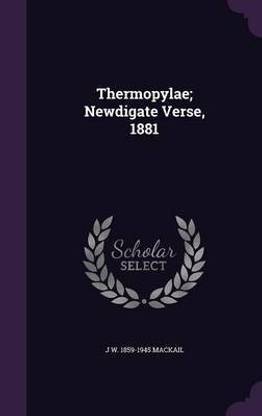 Thermopylae; Newdigate Verse, 1881