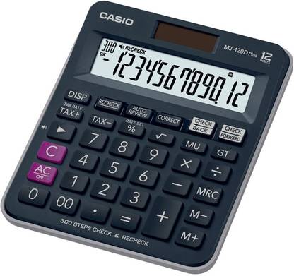 CASIO MJ-120DPLUS-BU Desktop Basic  Calculator