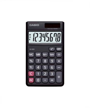 CASIO SX-300-W Portable Basic  Calculator