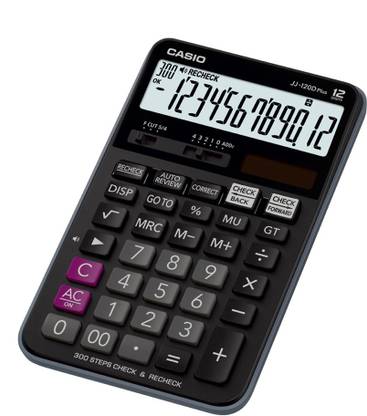 CASIO JJ-120DPLUS Desktop Basic  Calculator