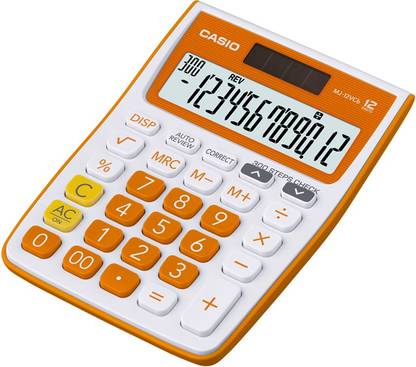 CASIO MJ-12VCB-RG Desktop Basic  Calculator