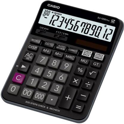 CASIO DJ-120DPLUS Desktop Basic  Calculator