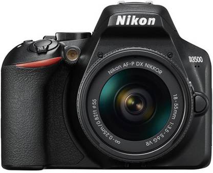 NIKON D3500 DSLR Camera AF-P DX NIKKOR 18-55mm f/3.5-5.6G VR
