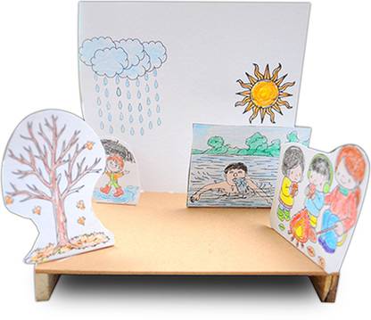 ProjectsforSchool Four seasons school project diy educational kit