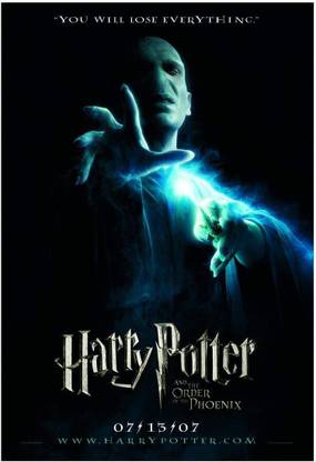 WB Official Licensed Harry Potter Lord Voldemort The Order of the Phoenix Poster A3+ 13 x 19 inches Paper Print