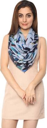 FabSeasons Printed Cotton Blend Women Fancy Scarf