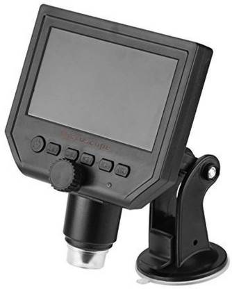 microware Portable Digital Microscope 3.6MP 600x Sensor Zoom LCD kit with1080P/720P/VGA Stereo Camera Vedio Microscope for QC/Industrial/Collection Inspection Multi Use Smart Microscope Portable LCD Digital Microscope USB Hub