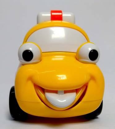 Vibgyor Attractive and Cute Rotating Eyes and Licking Tongue Baby Toy Car Abp Plastic and Bpa Free