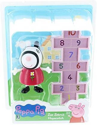 Peppa Pig Friends and Fun Zoe Zebra's Hopscotch Toy Figure