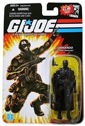 G.I. Joe G.I. Joe 25th Anniversary Comic Series Cardback: Snake Eyes (Commando) 3.75 Inch Action Figure
