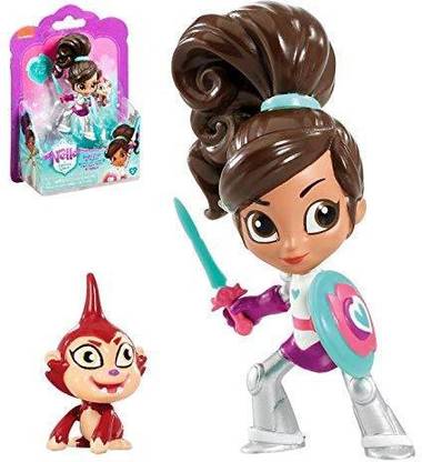 Vivid Toy Group Nella the Princess Knight - KNIGHT NELLA & IMPKIN - Collection Pack Contains a Nella Figure in a Knightly Pose and a Cheeky Impkin