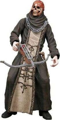 Resident Evil NECA 4 Series 2 Action Figure Black Zealot with Skull and Crossbow