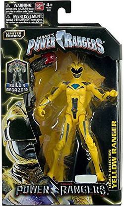 Power Rangers Limited Edition Mighty Morphin Power Ranger Legacy Movie Figures Toys R Us Exclusive Yellow Ranger