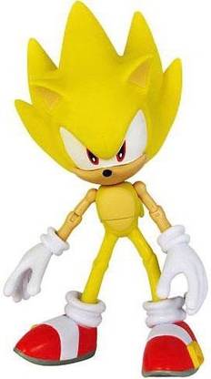 Jazwares Sonic The Hedgehog 20th Anniversary Sonic Through Time Super Sonic 6" Action Figure [Modern Loose] ()