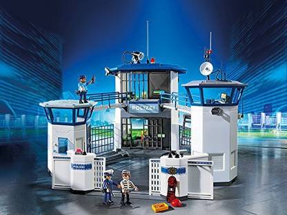 Playmobil 6872 Police Command Center with prison