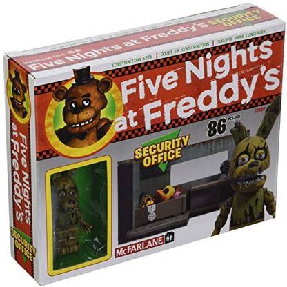 McFarlane Toys Five Nights At Freddy's Security Office with Springtrap Construction Set