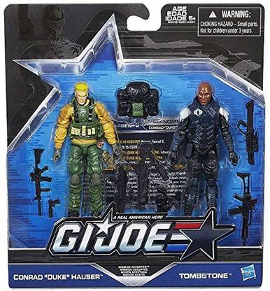 G.I. Joe G.I. Joe, 50th Anniversary, Mission Accepted Action Figure Set (Duke vs Tombstone), 3.75 Inches