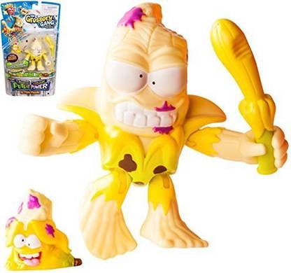 Moose Toys The Grossery Gang SERIES 3 Putrid Powder Action Figure - SQUISHED BANANA - The Craziest, Zaniest New Collectables with Attitude! Includes EXCLUSIVE Grossery