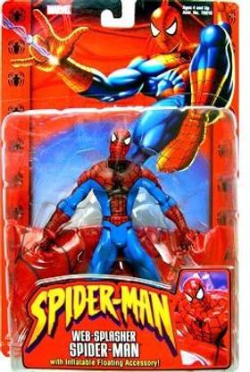 Spiderman Web-Splasher Spider-Man with Inflatable Floating Accessory action figure
