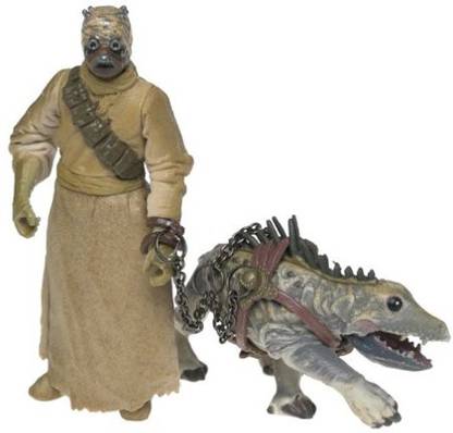 Hasbro Tusken Raider & Massiff * Star Wars Episode 2 Attack Of The Clones 2002 Action Figure & Accessories