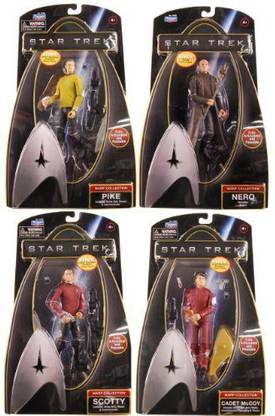 Star Trek 6" Action Figure Warp Collection Set Of 4