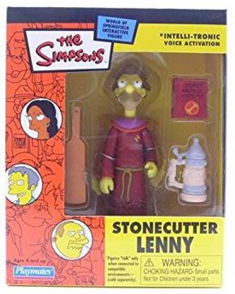 Playmates Stonecutter Lenny Simpsons Action Figure