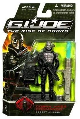 G.I. Joe G.I. Joe The Rise of Cobra 3 3/4" Action Figure Cobra Viper (Commando Desert Ambush)