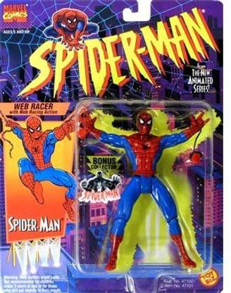 Spiderman SPIDER-MAN ANIMATED SERIES:WEB RACER SPIDER-MAN ACTION FIGURE