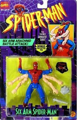 Spiderman Spider-Man: The Animated Series &gt; Six Arm Spider-Man Action Figure