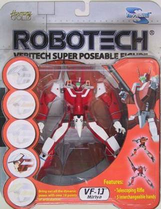 Toynami Robotech VF-1J Miriya Veritech Super Poseable Action Figure