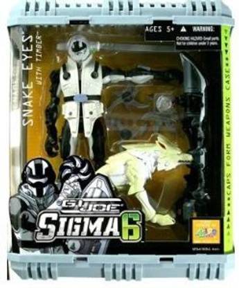 G.I. Joe G.I. Joe: Sigma 6 &gt; Snake-Eyes (White Timber) Action Figure
