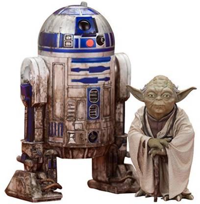 Kotobukiya Star Wars: Episode V: Yoda & R2-D2 Dagobah ArtFx+ Statue