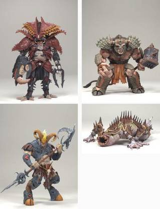 McFARLANE Warriors of the Zodiac 6" Action Figure Set of 4