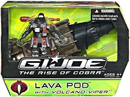 G.I. Joe G.I. Joe The Rise of Cobra Alpha Vehicle Lava Pod with Volcano Viper Action Figure
