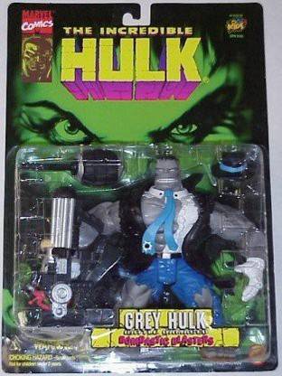 Marvel Comics Toy Biz Marvel The Incredible Hulk Grey Hulk (Battle Damaged) Action Figure 6.25 Inches