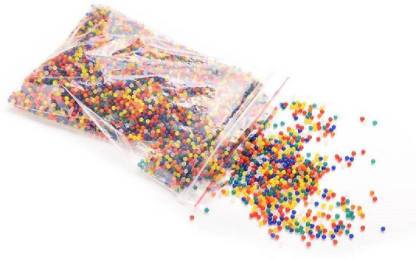 QWEEZER ( pack of 3000 pcs water ball Aprrox ) Colorful Magic Crystal Water Jelly Balls Mud Soil Beads water ball use decoration multicolour ball